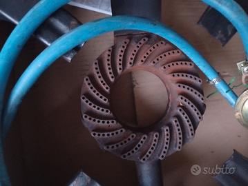 Fornello a gas 40 x 40 per esterno Eurocamping