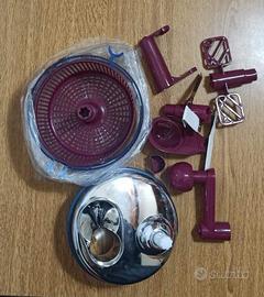 Trita ortaggi manuale in plastica vintage