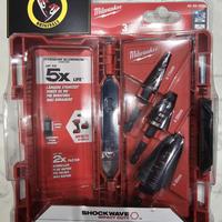 SET 3 FRESE A GRADINO SHOCKWAVE MILWAUKEE NUOVE