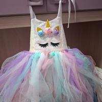 Vestito Unicorno tg.6-7 anni