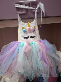 Vestito Unicorno tg.6-7 anni
