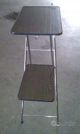 Tavolino pieghevole per videoproiettore 2 ripian