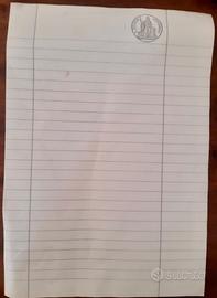 FOGLIO DI CARTA BOLLATA DA £.20.000 DEL 1997