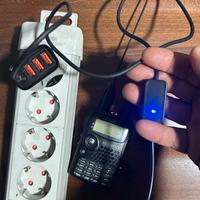 Caricabatterie touch USB per Kenwood Yaesu Icom