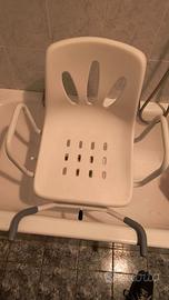 Sedia girevole da vasca