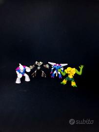 Lotto 4 Gormiti Minimagnetici Atomic (2007)