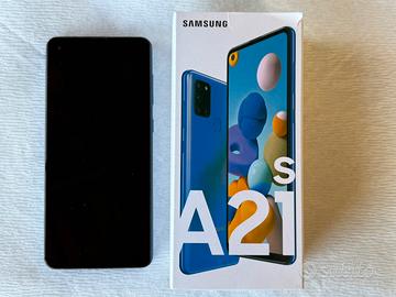 Smartphone A21s da 128 gb, colore blu Blue.