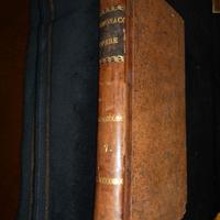 Libro antico 1836 Lomonaco Opere Vite degli eccell