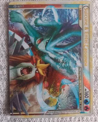 Carta Pokèmon Suicune & Entei Leggenda