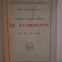 Felix M. Cappello: De Sacramentis Vol. IV - 1947