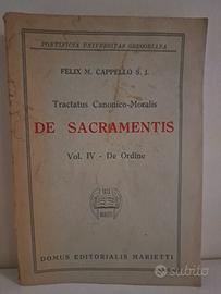 Felix M. Cappello: De Sacramentis Vol. IV - 1947