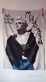Bandiera grande Madonna Ciccone da collezione