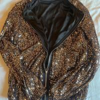 Giacchino paiette dorate
