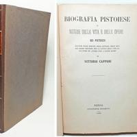 BIOGRAFIA PISTOIESE, VITA PISTOIESI ILLUSTRI 1878