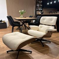 Poltrona E. Lounge Chair CLASSIC in Vera Pelle