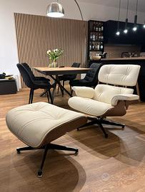 Poltrona E. Lounge Chair CLASSIC in Vera Pelle