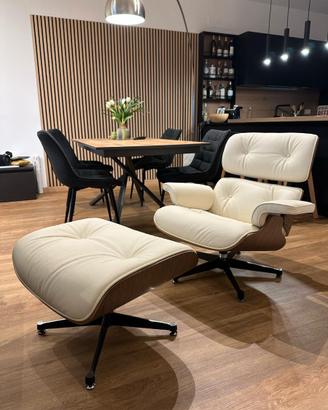 Poltrona E. Lounge Chair CLASSIC in Vera Pelle