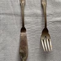 Servizio posate da pesce argento 800