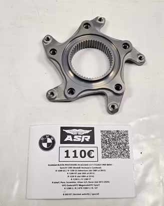 FLANGIA RUOTA POSTERIORE IN ACCIAIO PER BMW R1200 
