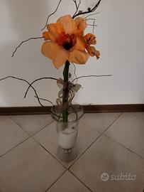 vaso con fiore