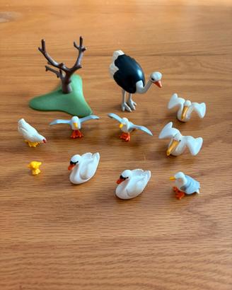 Lotto Animali Playmobil - Volatili e Albero
