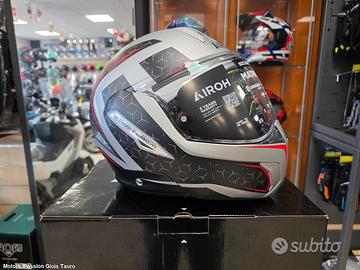 AIROH Casco Modulare Mathisse II - Magnet - Red