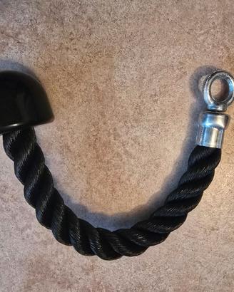 corda treccia per spinte tricipiti palestra