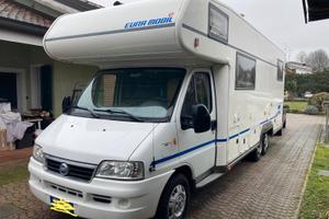 Eura mobil 770 mansardato 3 assi Euramobil