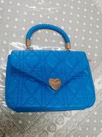 Borsa a Mano e Tracolla Bku Elettrico con Cuori