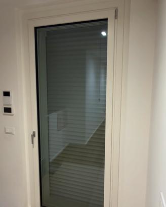Portafinestra legno alluminio 90*240