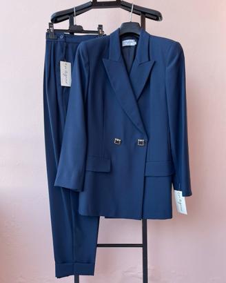 Tailleur Pura Lana Blu, Vintage ’90 TG 40/42