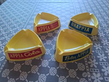 set 4 posacenere vintage Appia