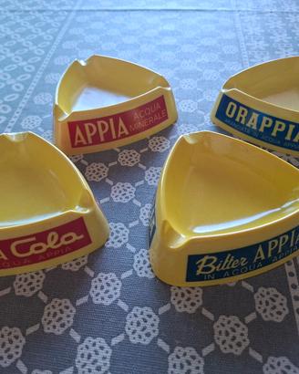 set 4 posacenere vintage Appia