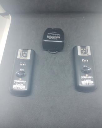 Set trigger Yongnuo RF600TX/602RX Canon