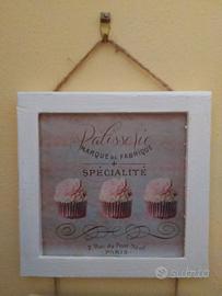 targa in legno cartello