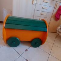 baule e mensola bambini pali