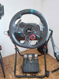 Volante Logitech G29 COMPLETO + STRUTTURA