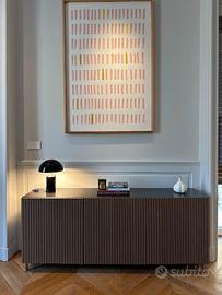 Mobile Ikea Besta 3 ante con piede in ottone