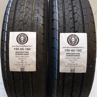 2 GOMME 195 65 16C BRIDGESTONE A56061