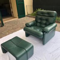Poltrona + poggiapiedi B&B Italia
