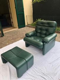 Poltrona + poggiapiedi B&B Italia