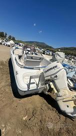 Barca Ranieri con motore Envirude 75cv - pronta -