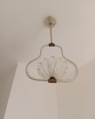 Lampadario sospensione Murano Barovier e Toso