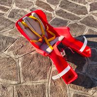 seggiolino bici bambini anteriore