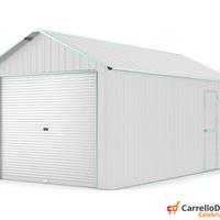 Capanno container box 360x762cm serranda bianco