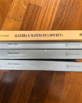Libri universitari matematica