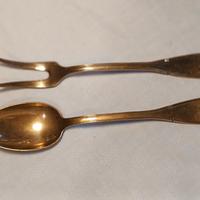 Coppia posate da servizio in Argento
800- Vintage