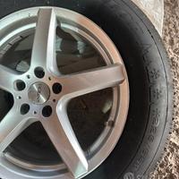 cerchi lega 6x15/ 5fori  gomme termiche 