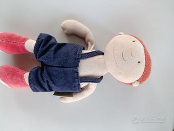 Moulin Roty ragazzino in salopette30cm