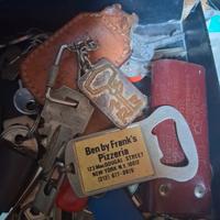 vecchie chiavi e portachiavi 